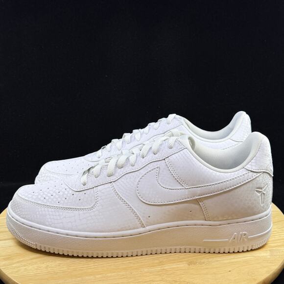 Nike Air Force 1 Low Mens Size 11.5 White Kobe Mamba Casual IB0018 100 NEW main image 5
